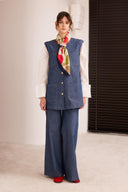 Spedy Denim Vest Set