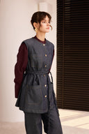 Spedy Denim Vest Set