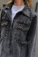 Stella Metal Studded Denim Jacket