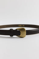 Strap Buckle Leather Belt