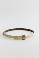 Strap Buckle Leather Belt