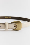 Strap Buckle Leather Belt
