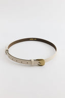 Strap Buckle Leather Belt