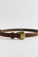 Strap Buckle Leather Belt