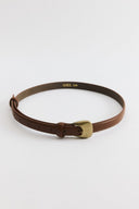 Strap Buckle Leather Belt