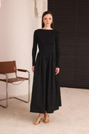 Suzena Balloon Skirt Dress