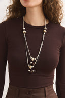 Stone Detailed Layered Necklace