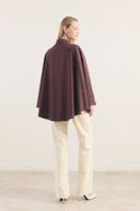 Jeweled Denim Poncho