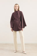 Jeweled Denim Poncho