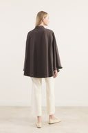 Embellished Denim Poncho