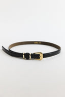 Buckle Detail Croco Embossed Belt