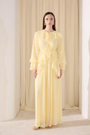 Vadronia Front-Ruffled Chiffon Set