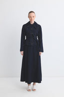 Valencia Belted Denim Skirt Set