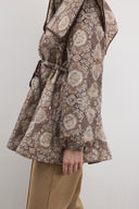 Velina Patterned Piped Jacket