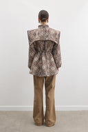 Velina Patterned Piped Jacket
