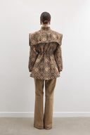 Velina Patterned Piped Jacket