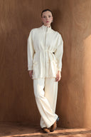 Velvet Set with Zippered Pockets