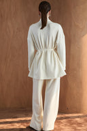 Velvet Set with Zippered Pockets