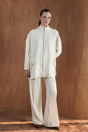 Velvet Set with Zippered Pockets
