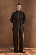 Velvet Tracksuit with Zippered Pockets
