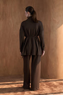 Velvet Tracksuit with Zippered Pockets