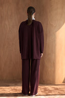 Velvet Set with Zippered Pockets