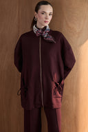 Velvet Set with Zippered Pockets