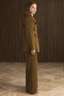 Veranka Belted Blazer Jacket Suit