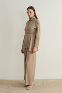 Bias-Cut Ribbed Set