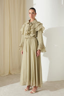 Vionta Tiered Ruffled Set