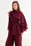 Ruffled Ibiza Trouser Set