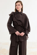 Ruffled Ibiza Trouser Set