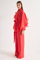 Ruffled Ibiza Trouser Set