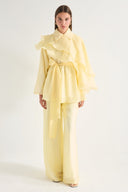 Ruffled Ibiza Trouser Set