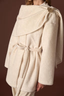 Wanda Cashmere Jacket with Shoulder Shawl