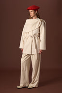Wanda Cashmere Jacket with Shoulder Shawl