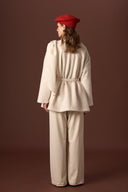 Wanda Cashmere Jacket with Shoulder Shawl