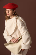 Wanda Cashmere Jacket with Shoulder Shawl