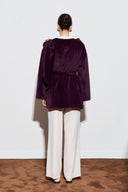 Wanda Cashmere Jacket with Shoulder Shawl