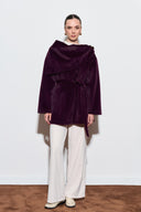 Wanda Cashmere Jacket with Shoulder Shawl