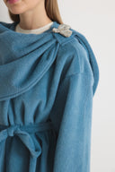 Wanda Wool Coat with Shoulder Shawl