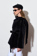 Wanda Cashmere Jacket with Shoulder Shawl