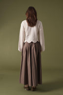 Wave Openwork Knit Sweater