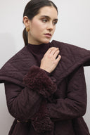 Whisper Pleated Quilted Coat