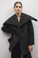 Whisper Pleated Quilted Coat