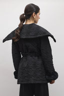 Whisper Pleated Quilted Coat