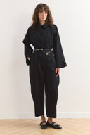 Wide Leg Gabardin Pantolon