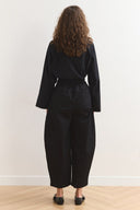 Wide Leg Gabardin Pantolon