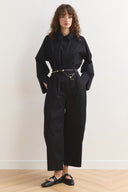 Wide Leg Gabardin Pantolon