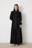 Wilder Drawstring Gabardine Dress